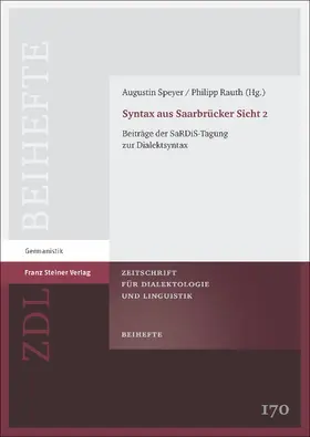 Speyer / Rauth | Syntax aus Saarbrücker Sicht 2 | E-Book | sack.de
