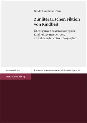 Kurzmann-Penz | Zur literarischen Fiktion von Kindheit | E-Book | sack.de