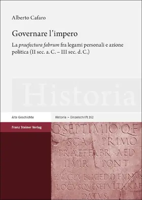 Cafaro |  Governare l'impero | Buch |  Sack Fachmedien
