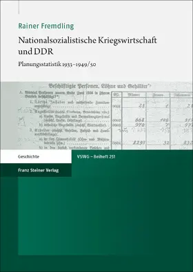 Fremdling |  Nationalsozialistische Kriegswirtschaft und DDR | Buch |  Sack Fachmedien