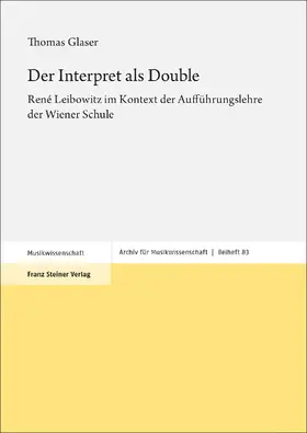 Glaser |  Der Interpret als Double | Buch |  Sack Fachmedien