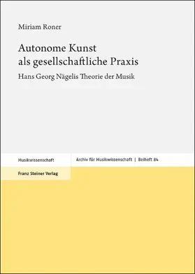 Roner |  Autonome Kunst als gesellschaftliche Praxis | Buch |  Sack Fachmedien