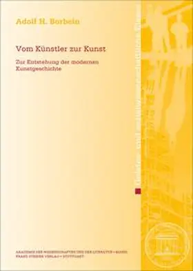 Borbein |  Vom Künstler zur Kunst | Buch |  Sack Fachmedien