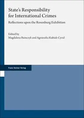 Bainczyk / Kubiak-Cyrul |  State's Responsibility for International Crimes | Buch |  Sack Fachmedien