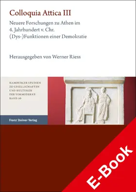 Riess | Colloquia Attica. Band 3 | E-Book | sack.de