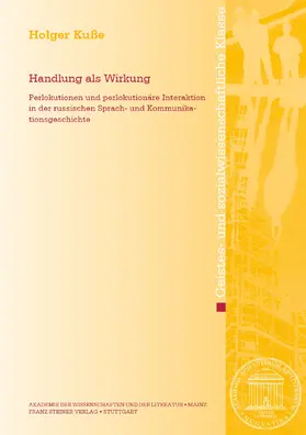 Kuße |  Handlung als Wirkung | Buch |  Sack Fachmedien