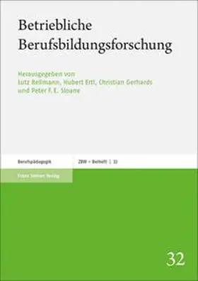 Bellmann / Ertl / Gerhards |  Betriebliche Berufsbildungsforschung | Buch |  Sack Fachmedien