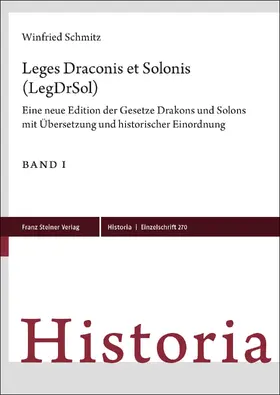 Schmitz |  Leges Draconis et Solonis (LegDrSol) | Buch |  Sack Fachmedien