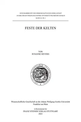 Sievers |  Feste der Kelten | Buch |  Sack Fachmedien