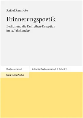 Rennicke |  Erinnerungspoetik | eBook | Sack Fachmedien