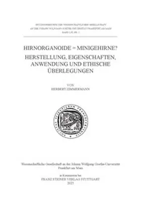 Zimmermann |  Hirnorganoide = Minigehirne? | Buch |  Sack Fachmedien