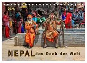 Roder / CALVENDO |  Nepal - das Dach der Welt (Tischkalender 2026 DIN A5 quer), CALVENDO Monatskalender | Sonstiges |  Sack Fachmedien