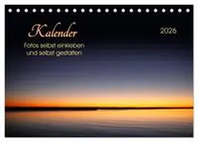 Roder / CALVENDO |  Kalender - Fotos selbst einkleben und selbst gestalten (Tischkalender 2026 DIN A5 quer), CALVENDO Monatskalender | Sonstiges |  Sack Fachmedien
