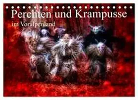 Fiedler / CALVENDO |  Perchten und Krampusse im Voralpenland (Tischkalender 2026 DIN A5 quer), CALVENDO Monatskalender | Sonstiges |  Sack Fachmedien