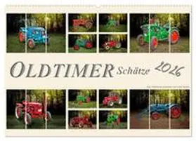 Roder / CALVENDO |  Oldtimer Schätze. Ein Traktoren-Kalender (Wandkalender 2026 DIN A2 quer), CALVENDO Monatskalender | Sonstiges |  Sack Fachmedien