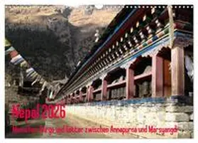 Rauch / CALVENDO |  Nepal 2026 Menschen, Berge und Götter zwischen Annapurna und Marsyangdi (Wandkalender 2026 DIN A3 quer), CALVENDO Monatskalender | Sonstiges |  Sack Fachmedien