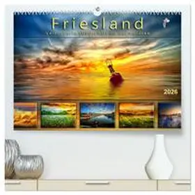 Roder / CALVENDO |  Friesland, verzauberte Landschaft an der Nordsee (hochwertiger Premium Wandkalender 2026 DIN A2 quer), Kunstdruck in Hochglanz | Sonstiges |  Sack Fachmedien