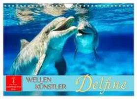 Roder / CALVENDO |  Delfine - Wellen Künstler (Wandkalender 2026 DIN A4 quer), CALVENDO Monatskalender | Sonstiges |  Sack Fachmedien