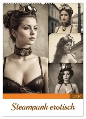 Herz / CALVENDO |  Steampunk erotisch (Wandkalender 2026 DIN A2 hoch), CALVENDO Monatskalender | Sonstiges |  Sack Fachmedien