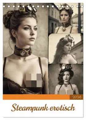 Herz / CALVENDO |  Steampunk erotisch (Tischkalender 2026 DIN A5 hoch), CALVENDO Monatskalender | Sonstiges |  Sack Fachmedien