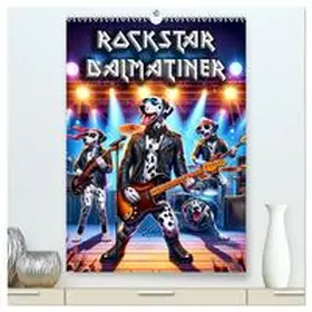 CALVENDO / Alberts |  Rockstar Dalmatiner (hochwertiger Premium Wandkalender 2026 DIN A2 hoch), Kunstdruck in Hochglanz | Sonstiges |  Sack Fachmedien