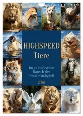 Illgen / CALVENDO |  Highspeed Tiere (Wandkalender 2026 DIN A4 hoch), CALVENDO Monatskalender | Sonstiges |  Sack Fachmedien