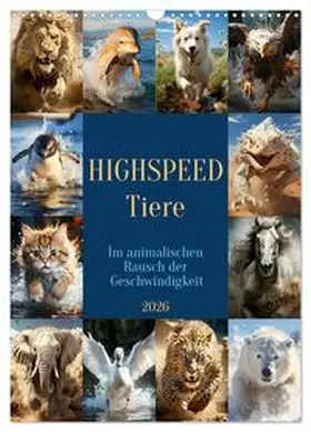 Illgen / CALVENDO |  Highspeed Tiere (Wandkalender 2026 DIN A3 hoch), CALVENDO Monatskalender | Sonstiges |  Sack Fachmedien