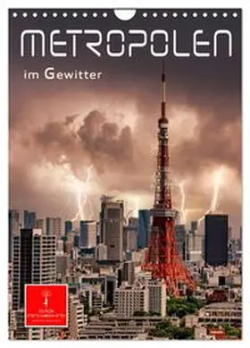 Roder / CALVENDO |  Metropolen im Gewitter (Wandkalender 2026 DIN A4 hoch), CALVENDO Monatskalender | Sonstiges |  Sack Fachmedien