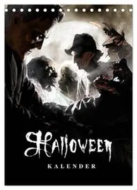 Sauer / CALVENDO |  Halloween Optische Illusionen - Kalender 2026 (Tischkalender 2026 DIN A5 hoch), CALVENDO Monatskalender | Sonstiges |  Sack Fachmedien