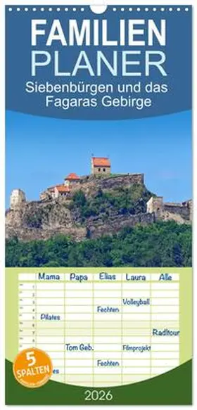Beck / CALVENDO |  Familienplaner 2026 - Siebenbürgen und das Fagaras Gebirge mit 5 Spalten (Wandkalender, 21 x 45 cm) CALVENDO | Sonstiges |  Sack Fachmedien