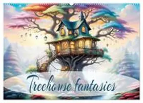 Djeric / CALVENDO |  Treehouse fantasies (Wall Calendar 2026 DIN A2 landscape), CALVENDO 12 Month Wall Calendar | Sonstiges |  Sack Fachmedien