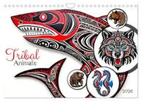 Aupeix / CALVENDO |  Tribal animals (Wall Calendar 2026 DIN A4 landscape), CALVENDO 12 Month Wall Calendar | Sonstiges |  Sack Fachmedien