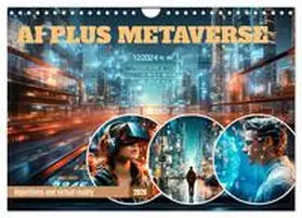 Viola / CALVENDO |  AI PLUS METAVERSE Algorithms and virtual reality (Wall Calendar 2026 DIN A4 landscape), CALVENDO 12 Month Wall Calendar | Sonstiges |  Sack Fachmedien