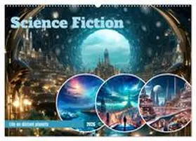 Viola / CALVENDO |  SCIENCE FICTION Life on distant planets (Wall Calendar 2026 DIN A2 landscape), CALVENDO 12 Month Wall Calendar | Sonstiges |  Sack Fachmedien