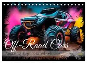Viola / CALVENDO |  OFF-ROAD CARS Amazing AI-generated vehicles (Desk Calendar 2026 DIN A5 landscape), CALVENDO 12 Month DeskCalendar | Sonstiges |  Sack Fachmedien