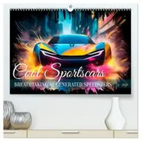Viola / CALVENDO |  COOL SPORTSCARS Breathtaking AI-generated speedsters (High Quality Premium Wall Calendar 2026 DIN A2 landscape),CALVENDO 12 Month Wall Calendar | Sonstiges |  Sack Fachmedien