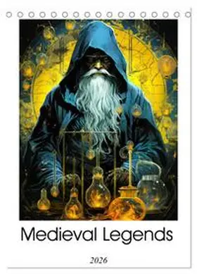 Jaszke JBJart / CALVENDO |  Medieval Legends (Desk Calendar 2026 DIN A5 portrait), CALVENDO 12 Month DeskCalendar | Sonstiges |  Sack Fachmedien