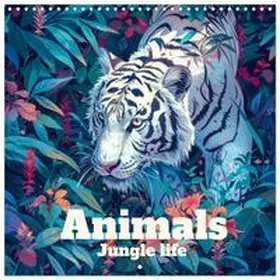 CALVENDO / Brunner-Klaus |  Animals - Jungle life (Wall Calendar 2026 12 × 12 Inch) CALVENDO 12 Month Wall Calendar | Sonstiges |  Sack Fachmedien