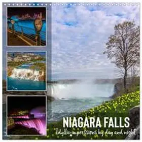 CALVENDO / Viola |  NIAGARA FALLS Idyllic impressions by day and night (Wall Calendar 2026 12 × 12 Inch) CALVENDO 12 Month Wall Calendar | Sonstiges |  Sack Fachmedien