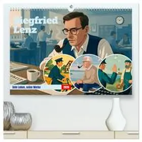Lehmann / CALVENDO |  Siegfried Lenz (hochwertiger Premium Wandkalender 2026 DIN A2 quer), Kunstdruck in Hochglanz | Sonstiges |  Sack Fachmedien