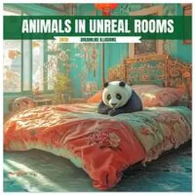 CALVENDO / Brunner-Klaus |  Animals in unreal rooms - Dreamlike Illusions (Wall Calendar 2026 12 × 12 Inch) CALVENDO 12 Month Wall Calendar | Sonstiges |  Sack Fachmedien