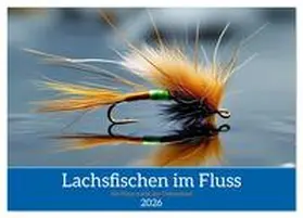 Irmer / CALVENDO |  Lachsfischen im Fluss (Wandkalender 2026 DIN A3 quer), CALVENDO Monatskalender | Sonstiges |  Sack Fachmedien