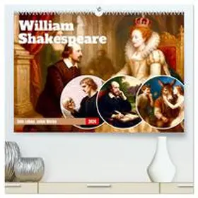 Lehmann / CALVENDO |  William Shakespeare (hochwertiger Premium Wandkalender 2026 DIN A2 quer), Kunstdruck in Hochglanz | Sonstiges |  Sack Fachmedien