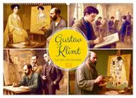Lehmann / CALVENDO |  Gustav Klimt. Sein Leben, seine Kunstwerke (Wandkalender 2026 DIN A2 quer), CALVENDO Monatskalender | Sonstiges |  Sack Fachmedien
