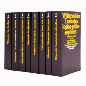 Wittgenstein |  Werkausgabe in 8 Bänden | Buch |  Sack Fachmedien