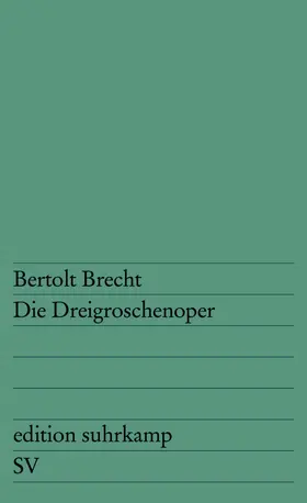 Brecht |  Die Dreigroschenoper | Buch |  Sack Fachmedien