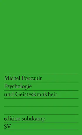 Foucault |  Psychologie und Geisteskrankheit | Buch |  Sack Fachmedien