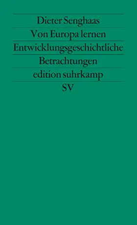 Senghaas |  Von Europa lernen | Buch |  Sack Fachmedien