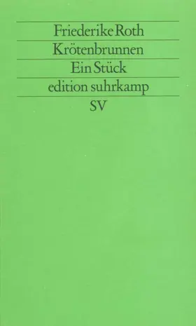 Roth |  Krötenbrunnen | Buch |  Sack Fachmedien