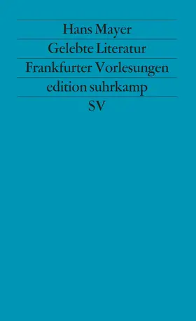 Mayer |  Gelebte Literatur | Buch |  Sack Fachmedien